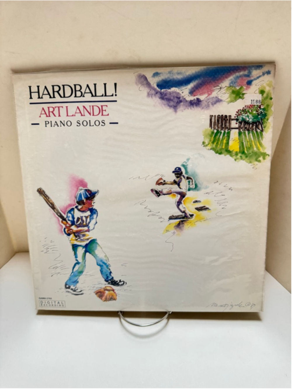 Great American Music Hall Records Hardball! Art Lande Piano Solos Vinyl Record